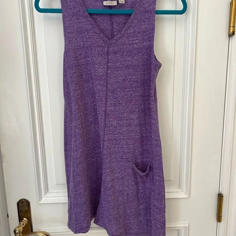 PURPLE LOGO DRESS - Picture 2 of 4